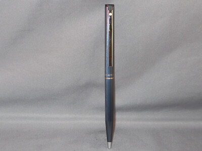 Sheaffer Vintage White Dot Lacquer Gunmetal Slender Ball Pen--stickered