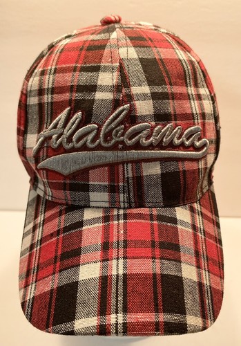 Alabama Crimson Tide Plaid Baseball Cap 