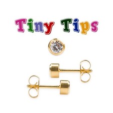 Studex Tiny Tips Cubic Zirconia Bezel Setting...