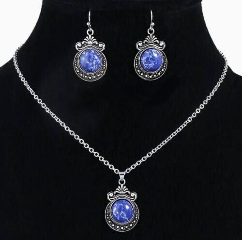  Earrings Plus Necklace Boho style Jewellery Set gift for female. - Picture 1 of 6