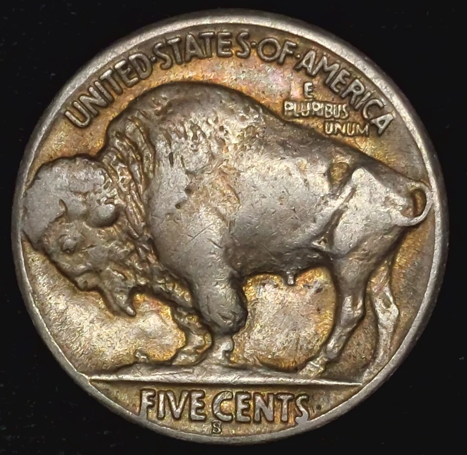 1920-S  BUFFALO NICKEL  ~ TOUGHER DATE COIN ~ AU - Image 2 of 2