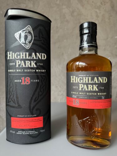 Highland Park Single Malt Scotch Whisky AGED 18 YEARS 43% vol. - Bild 1 von 2