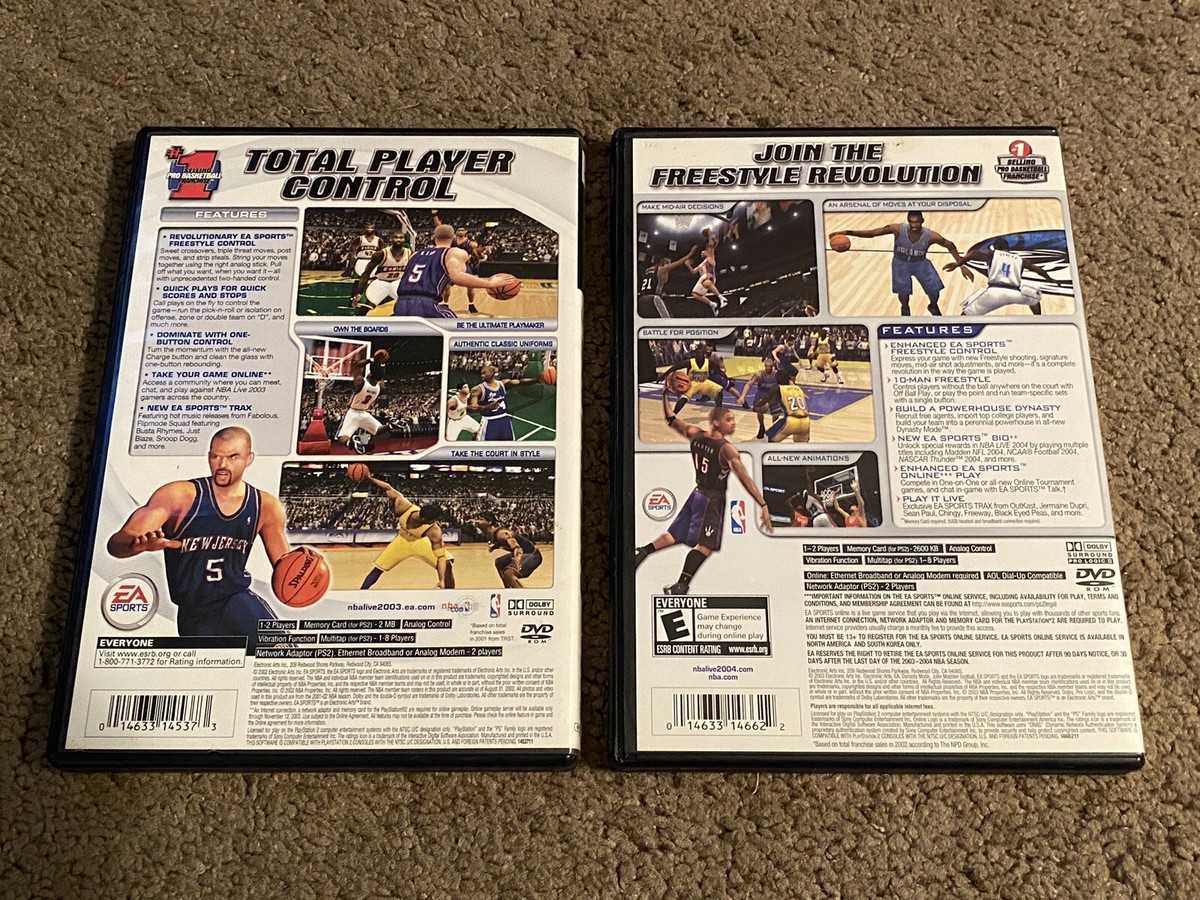 NBA Live 2003 & 2004 (Sony PlayStation 2, EA Sports) - Jason Kidd