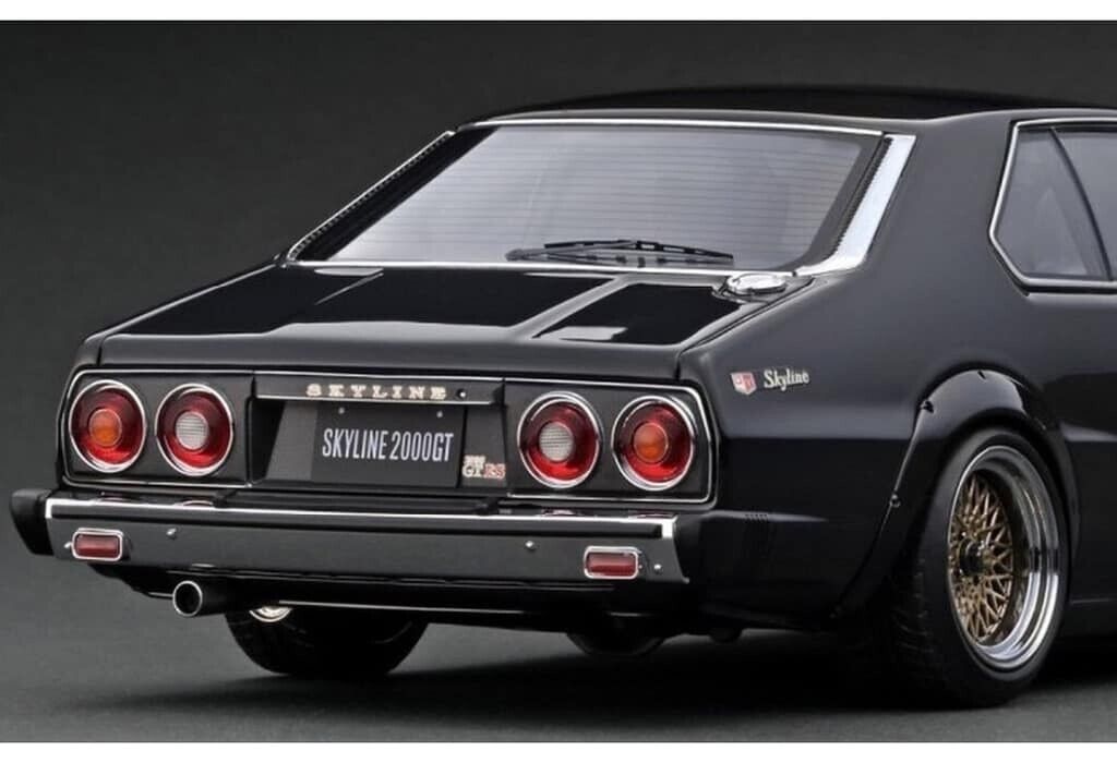 1/18 Ignition Model Nissan Skyline 2000 GT-ES (C210) Black 1/18 Ignition Model Nissan Skyline 2000 GT-ES (C210) Black