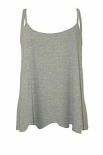 New UK Cami Top Ladies Camisoles Vest Flared Women Swing Strappy Plus Size Tops