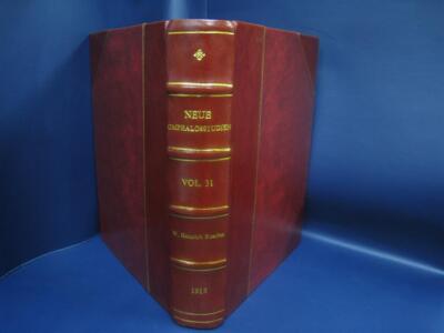 Neue Omphalosstudien Ein Arch?Ologischer Beitrag Zur Vergleichen [Leather Bound]