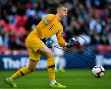 England Jordan Pickford Autographed Signed 8x10 Photo COA A