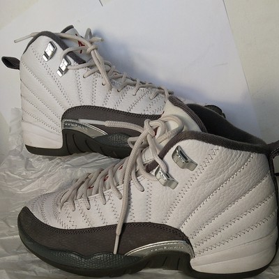 jordan 12 grey and white womens