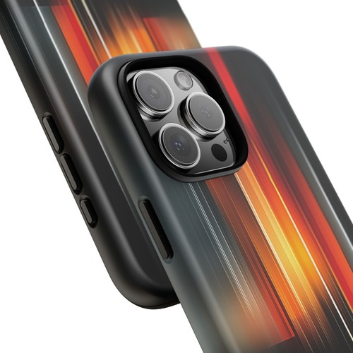 Fiery Echoes Radian Streaks Pattern - Phone Case for iPhone, Galaxy, Pixel - 第 15/281 張圖片