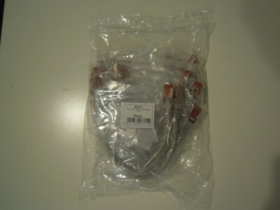 Lot of 10 Brand New Cat 6 10 inches (0.25m) Ethernet LAN Patch Cable RJ45