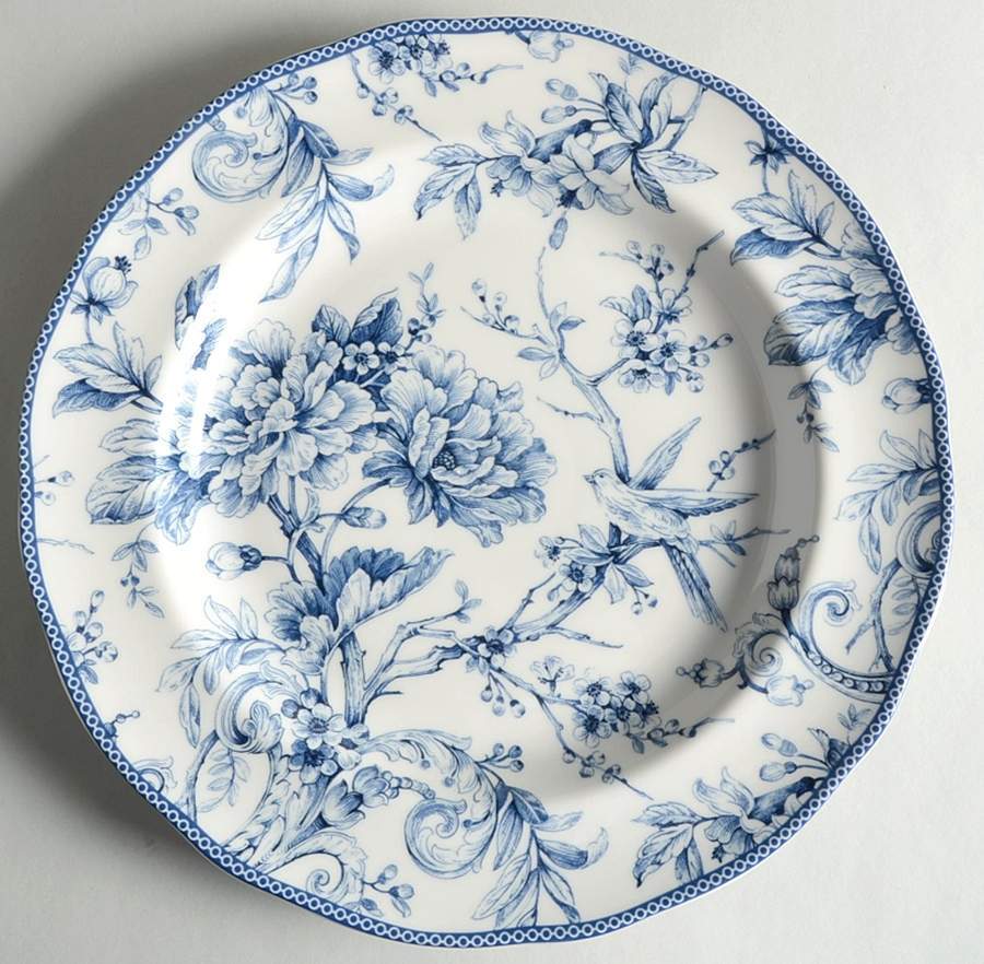 222 Fifth Adelaide Blue and White Chop Plate  10099974