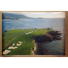 Campo de golf Pebble Beach 12" x 18" 24" x 36" Costa de California PGA Tour Club Regalo