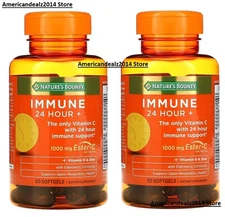 Nature’s Bounty Immune 24 Hour + Immune Support + 1000mg Vitamin C 100 Softgels