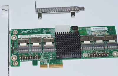 Intel Expander for HDD SSD RES2SV240 PCIe x8 6G SAS SATA 24 Port E91267-203
