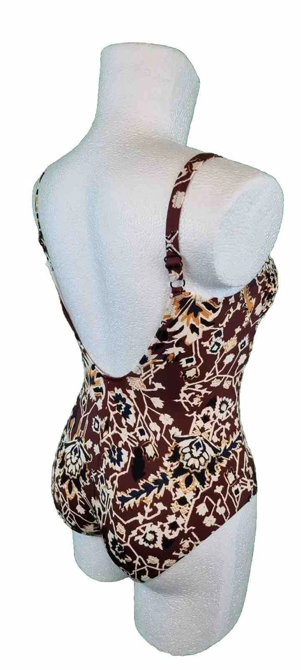 Lidea Badeanzug Größe 38 B - 40 D - 42 D- 44 B Cup Bademode Braun Schwimmanzug - Bild 3 von 4