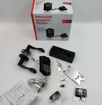 Honeywell Digital Deadbolt and Lever Doorhandle Lock Exterior Entry 8734505 