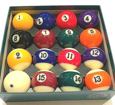 ARAMITH PREMIUM POOL BALLS SET BELGIUM NEW SEALED N WRAPPER SHIPS FREE N MORE