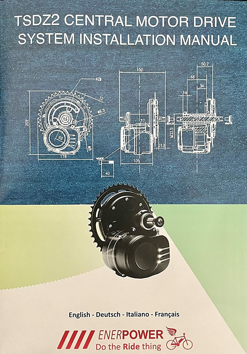 Tongsheng TSDZ2 Mittelmotor 36V 250W Pedelecs Umbau Rücktritt StVZO