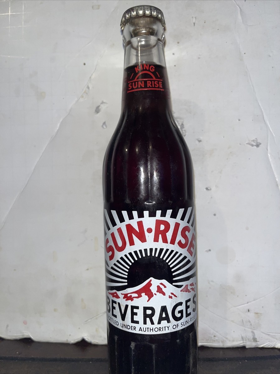 Grapesoda®︎0421 Full 12 Oz. King Size Sun-Rise Grape Soda Bottle, Winston Salem