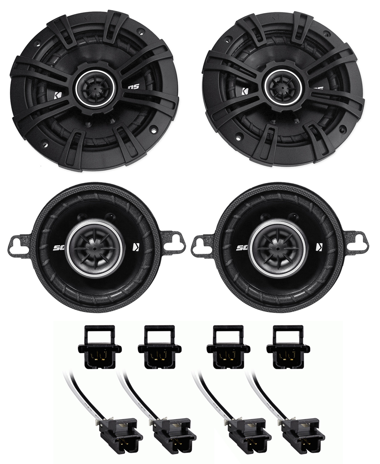 Замена переднего динамика Kicker DS 35 бокового динамика 525 для Chevy Corvette 2005-13 годов выпуска