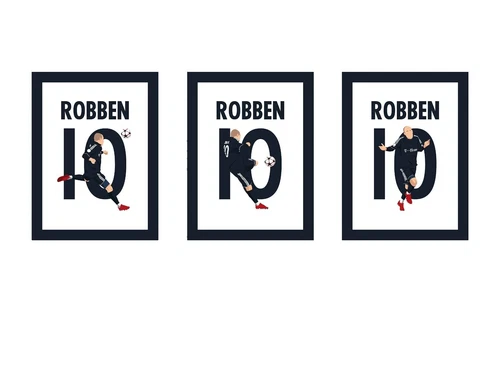 Arjen Robben International Club Soccer Fan Apparel and Souvenirs