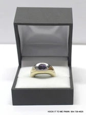 Mauboussin 18k White Gold Amethyst Ring - 9.3gr - Size 5¾