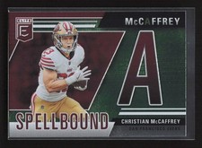 2024 Donruss Elite #15 Christian McCaffrey Spellbound Green