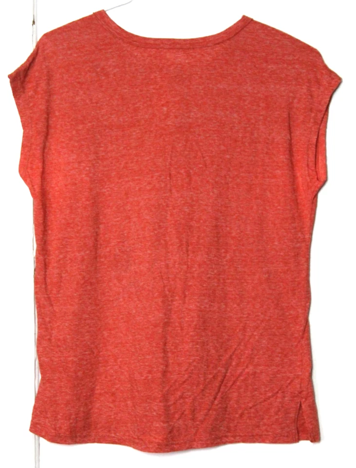 CAMISETA MELROSE MARKET damas talla M naranja óxido sin mangas borla corbata Foto 4 de 4