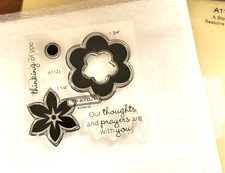 CTMH A1121 A BLOSSOM Flowers, Our thoughts and prayers are with you