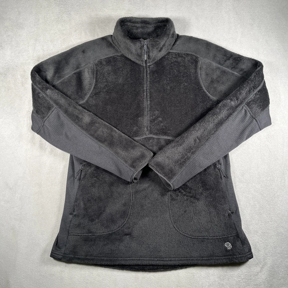 2 Mountain Hardwear Monkey Fleece Jackets Women L Full Zip Mock Neck Sweater - Image 2 of 4
