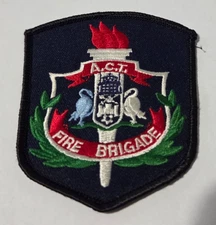 ACT Fire Brigade Rescue Australia Fire Patch Vintage