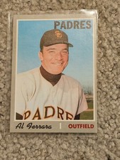 1970 Topps #345 San Diego Padres Al Ferrara Baseball card