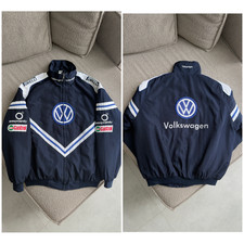 Authentic Mens Vintage Volkswagen Racing Jacket Bomber Rare Size Xxl