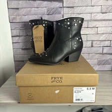 Frye And Co. Women’s Synclair Black Cowboy Boots Size 6.5