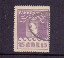 GREENLAND 1916 PARCEL POST 15&Oslash; PERF 11&frac14; SGP8A USED CAT &pound;250