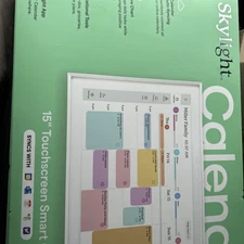 Skylight - Calendar: 15 Inch Touchscreen Smart Calendar and Chore Chart - White