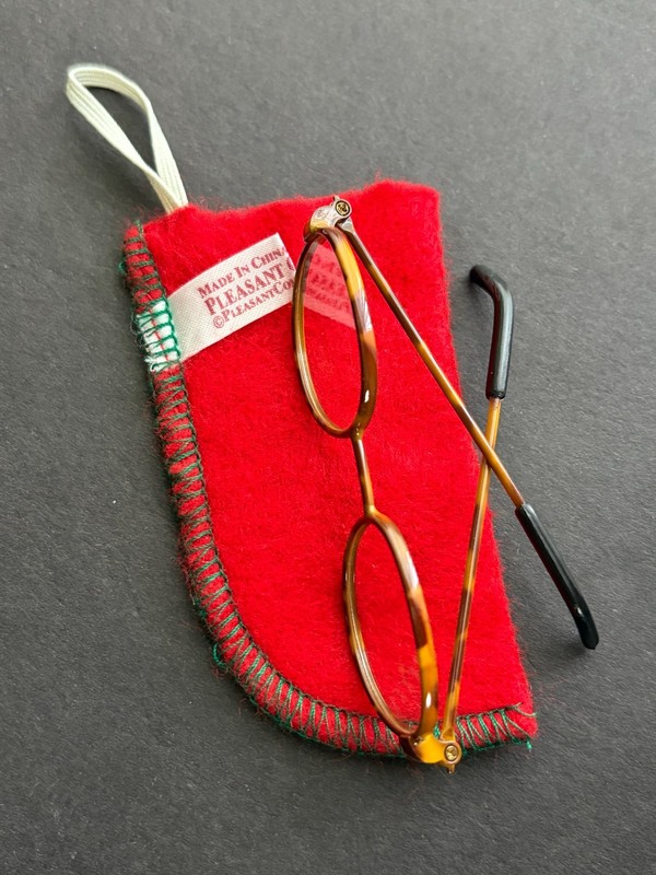 AMERICAN GIRL TODAY Vintage 1996 Tortoiseshell Glasses with Felt Case