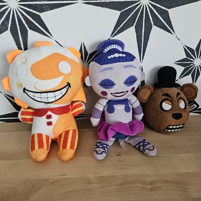 Five Nights at Freddys Plush Lot Ballora Fazbear Sundrop FNAF