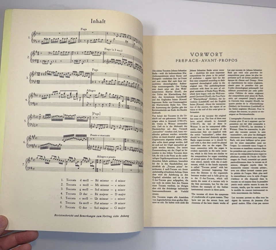 JS Bach - Sämtliche Toccaten - Urtext - Peters Edition 4665 - Keller - UNUSED - Image 3 of 4