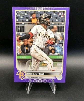 2022 Topps Baseball Series 2 ONEIL CRUZ Meijer Purple Exclusive RC #537 Pirates