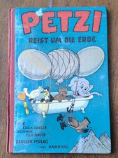 Petzi Reist um die Erde Hardcover 1. Auflage Carlsen Verlag GmbH-Hamburg Hansen