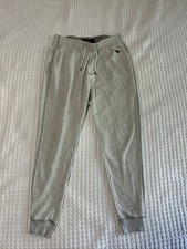 Abercrombie Fitch Moose Men's Soft Fleece Gray Sweatpants Joggers Size Small