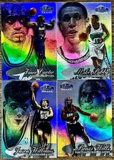 1998 Flair Showcase Vince Carter  Mike Bibby  Jason Williams  Bonzi Wells