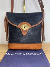 Dooney  Bourke VTG Cavalry Scout All Weather Leather Crossbody Bag Equestrian