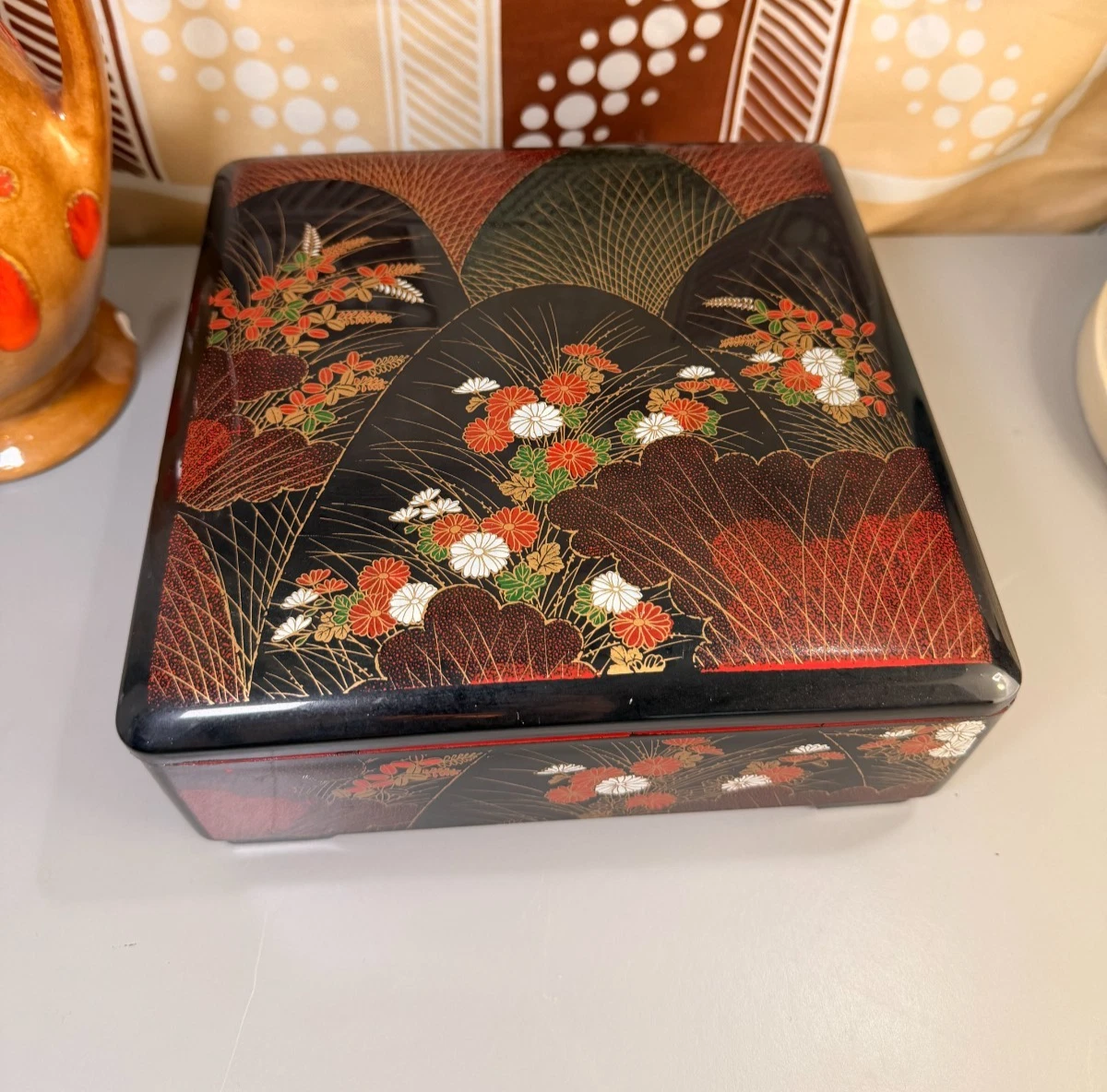 日本漆器在日本古董盒子| eBay