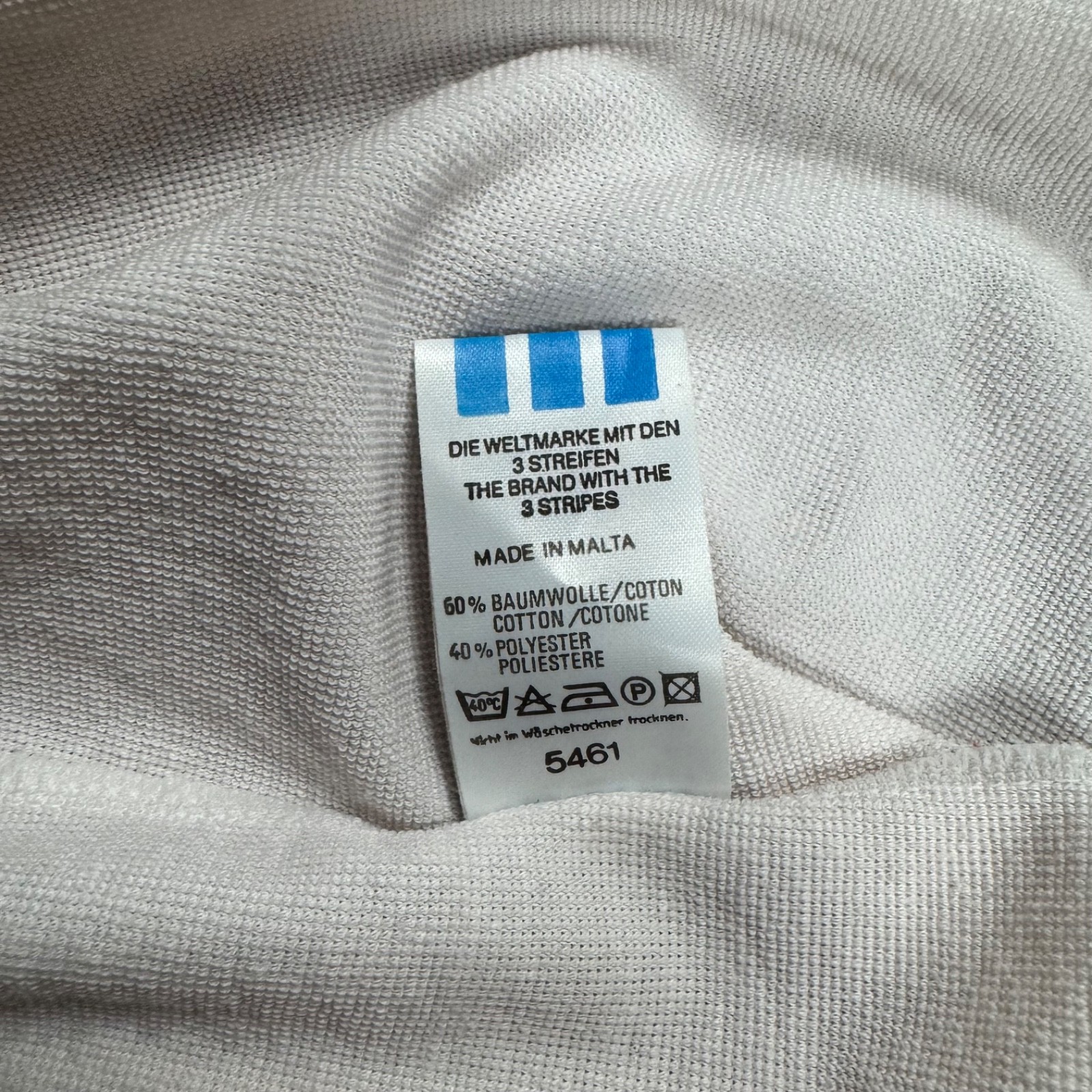 Rare 80s Vintage Adidas Track Top - Made in Malta (Size 50) thumbnail 6