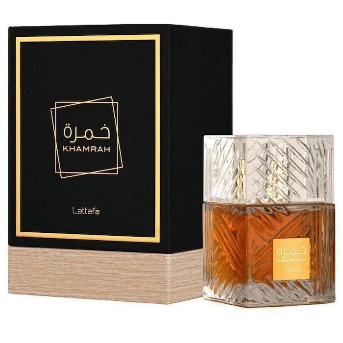 Khamrah by Lattafa for Unisex Eau De Parfum 3.4 fl oz./100ml Long-lasting New