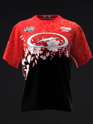 Custom Name FLOWERS TWO Bowling Jersey Short & Long Sleeve Shirts