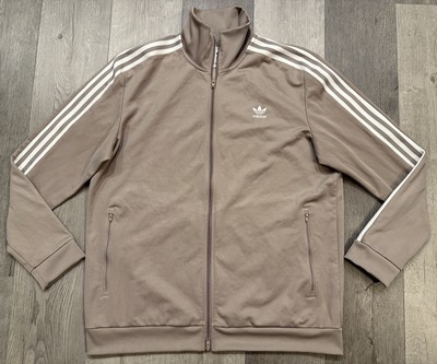 Adidas Men’s Beige (Vapour Grey) Beckenbauer Track Jacket XL (CW1255) 