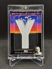 2011 Topps American Pie Hollywood Sign Letter Patch Douglas Fairbanks Sr. /25 Y